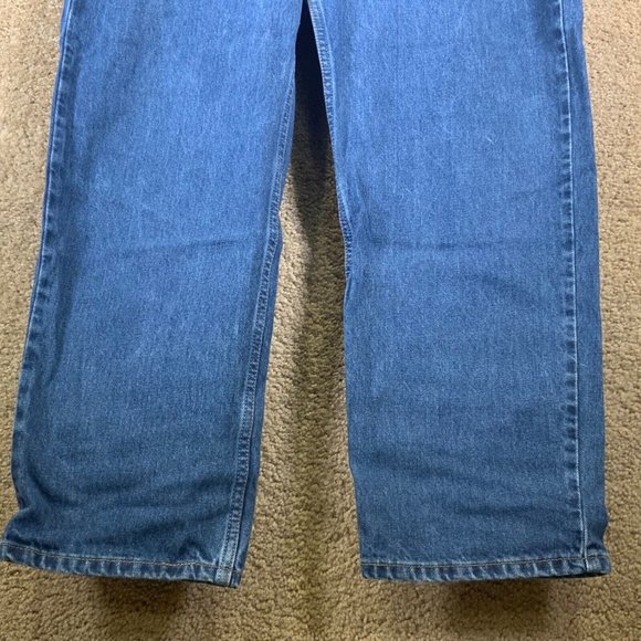 LEVI’S 550 Relaxed Fit Straight Leg Blue Denim Mens Jeans Sz 38x30 Tab Cotton - Picture 5 of 9